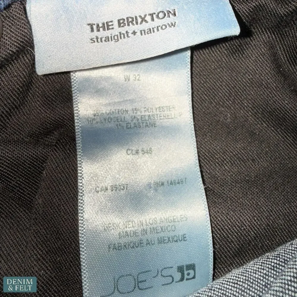 Joe’s Jeans The Brixton Straight + Narrow Dark Indigo Ferrin Wash Men’s‎ Denim
